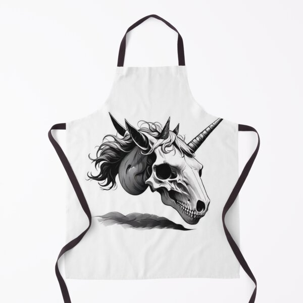 Item preview, Unicorn skull designed and sold by PeterPunkt.