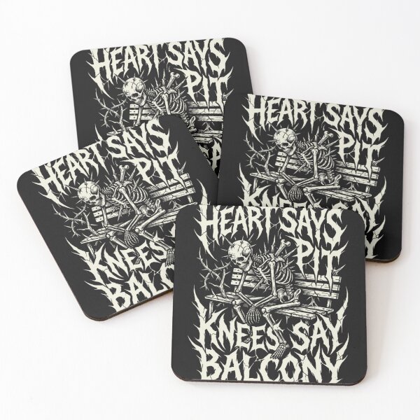 Item preview, Funny Heart Says Pit Knees Say Balcony designed and sold by ona2fepan.