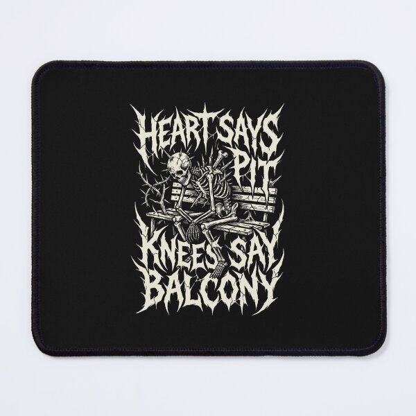 Item preview, Funny Heart Says Pit Knees Say Balcony designed and sold by ona2fepan.