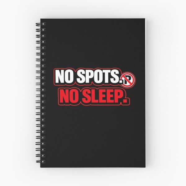 Item preview, No Spots No Sleep Truck Driver Shirt Funny Trucker Parking Problem Design designed and sold by Timeless Junction.