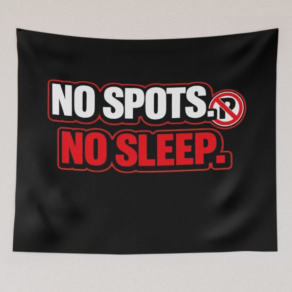 Item preview, No Spots No Sleep Truck Driver Shirt Funny Trucker Parking Problem Design designed and sold by Timeless Junction.