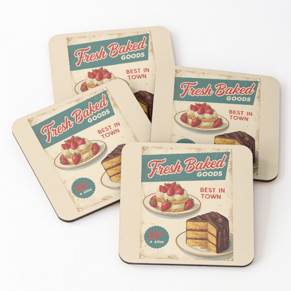 Item preview, Vintage Bakery Poster designed and sold by GoodOldVintage.