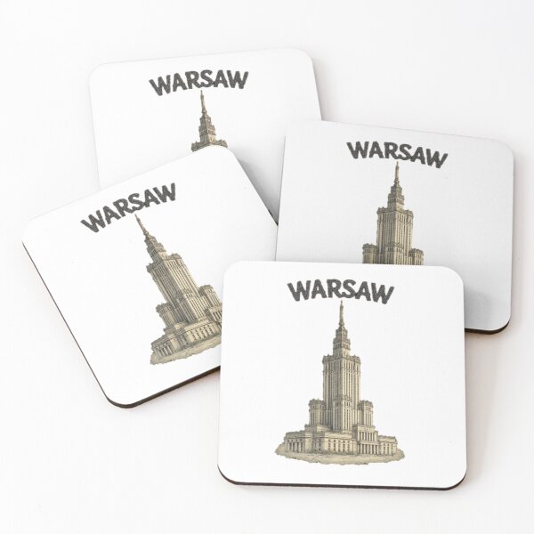 Item preview, Vintage Warsaw – Palace of Culture Retro Illustration designed and sold by JOANNASKAH.