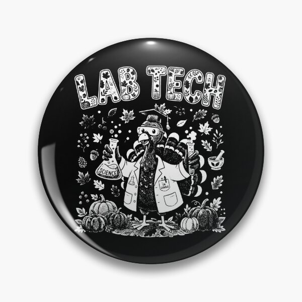 Item preview,  Funny Thanksgiving Science Lab Tech Turkey designed and sold by graphixpolash.