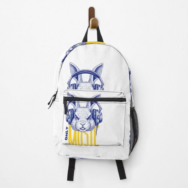 Item preview, Bad Bunny Music Lover - "Only Music" Retro Illustration designed and sold by infinitearte.