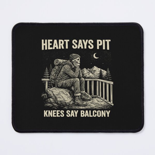 Item preview, Funny Heart Says Pit Knees Say Balcony designed and sold by ona2fepan.