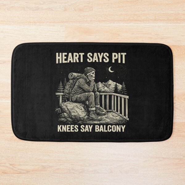 Item preview, Funny Heart Says Pit Knees Say Balcony designed and sold by ona2fepan.