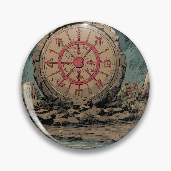 Item preview, Elder Futhark Symbol Circle - Pagan Runes designed and sold by bapupa.