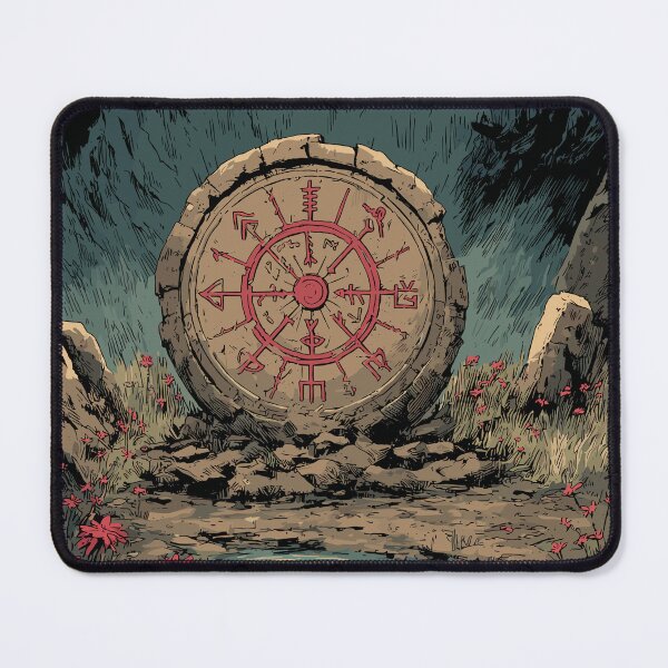 Item preview, Elder Futhark Symbol Circle - Pagan Runes designed and sold by bapupa.