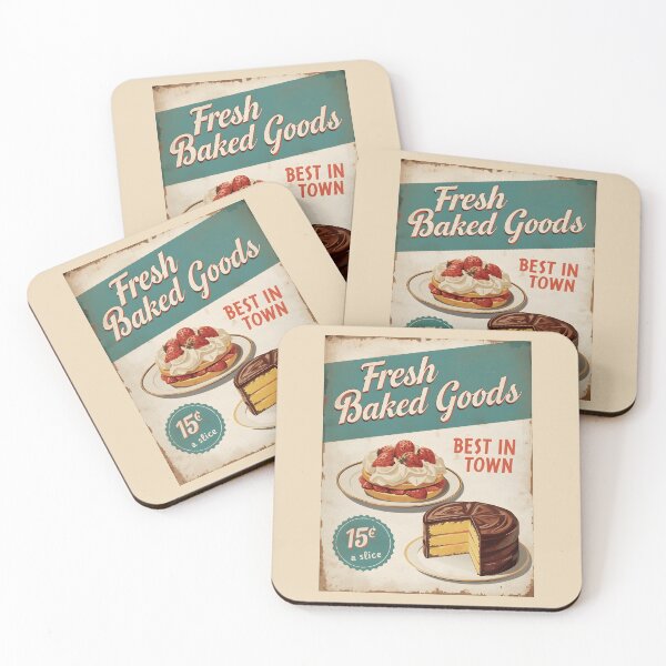 Item preview, Vintage Bakery Poster designed and sold by GoodOldVintage.