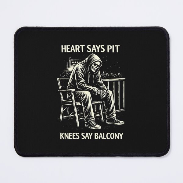 Item preview, Funny Heart Says Pit Knees Say Balcony designed and sold by ona2fepan.