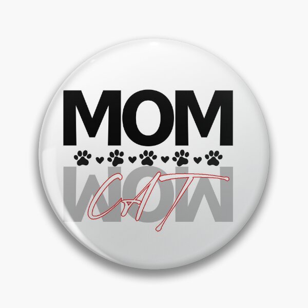 Item preview, WOW Cat Mom Clever Wordplay Graphic designed and sold by Atlasoloji.