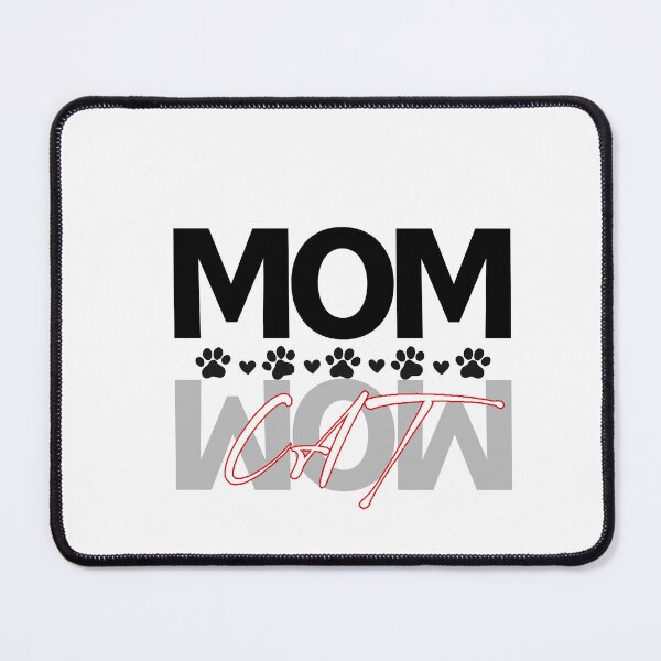 Item preview, WOW Cat Mom Clever Wordplay Graphic designed and sold by Atlasoloji.