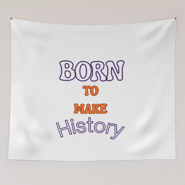 Item preview, Born to be a history  designed and sold by Fun Mood Prints .