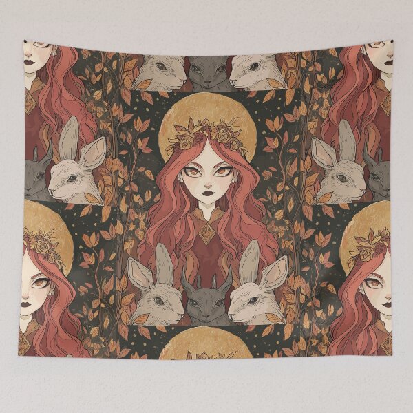 Item preview, Harvest Goddess Hare Ritual - Samhain Sabbat designed and sold by bapupa.