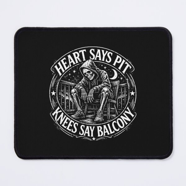 Item preview, Funny Heart Says Pit Knees Say Balcony designed and sold by ona2fepan.