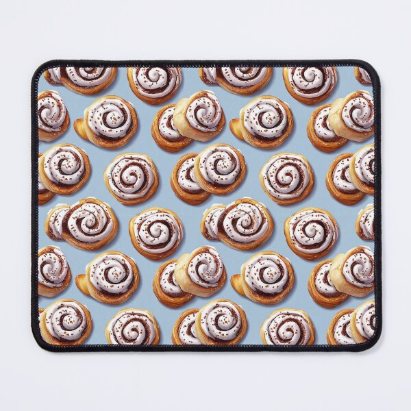Item preview, Cinnamon Roll Pattern Sweet Bun Foodie Dessert designed and sold by NicolasGlowArt.