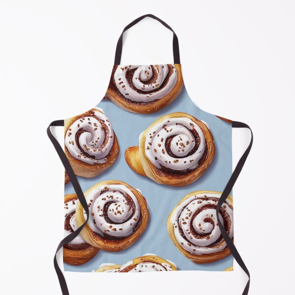 Item preview, Cinnamon Roll Pattern Sweet Bun Foodie Dessert designed and sold by NicolasGlowArt.