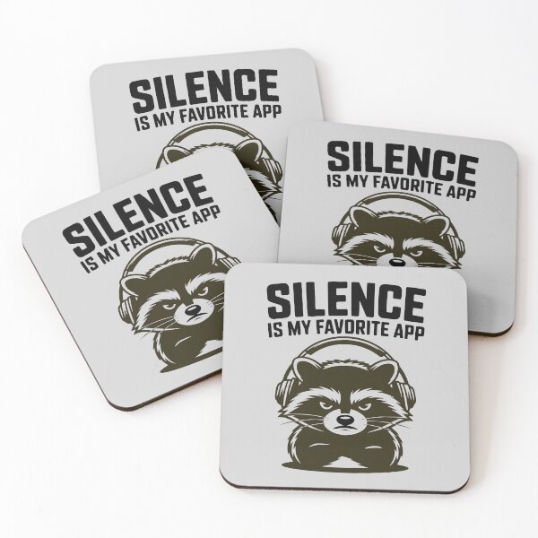 Item preview, Urban Raccoon "Silence" Graphic Tee designed and sold by MavtM.
