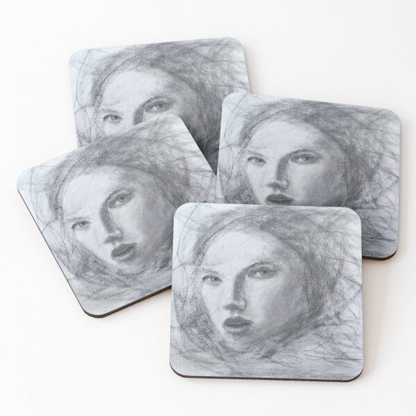 Item preview, Ethereal Portrait – Pencil Drawing / Soft Feminine Sketch Art designed and sold by Rookie-Creator.
