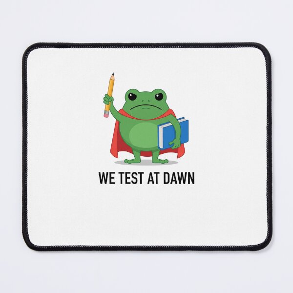 Item preview, We Test At Dawn Student Teacher Education Academic designed and sold by FormalDehyena.