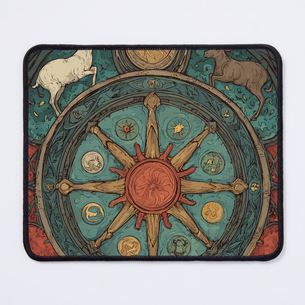 Item preview, Celestial Wheel Seasonal Stag Ritual designed and sold by bapupa.