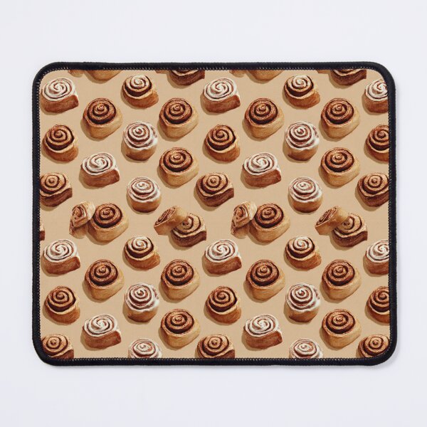Item preview, Delicious Cinnamon Roll Pattern Sweet Treat Design designed and sold by NicolasGlowArt.