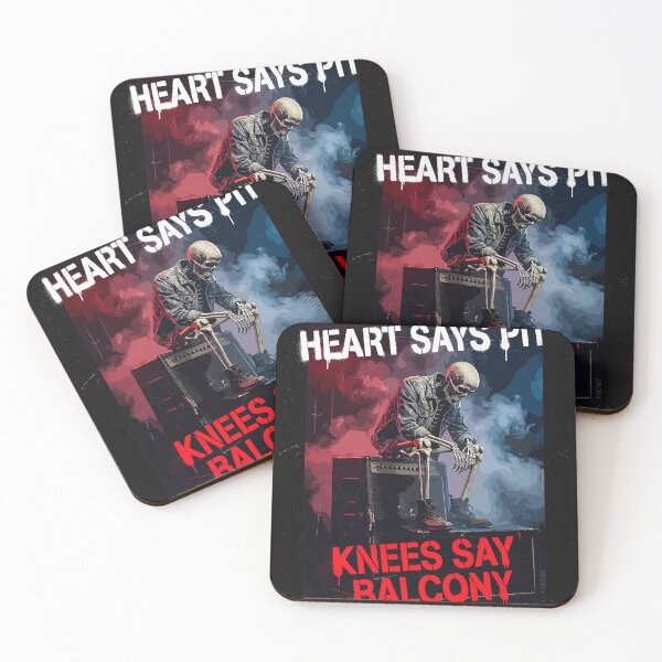 Item preview, Funny Heart Says Pit Knees Say Balcony designed and sold by ona2fepan.