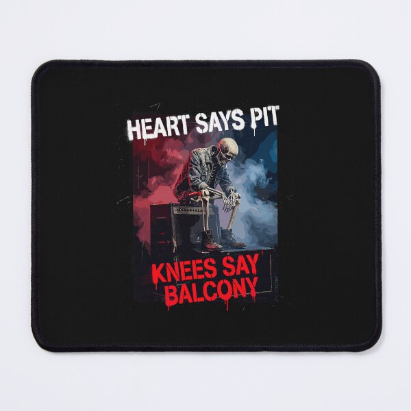 Item preview, Funny Heart Says Pit Knees Say Balcony designed and sold by ona2fepan.