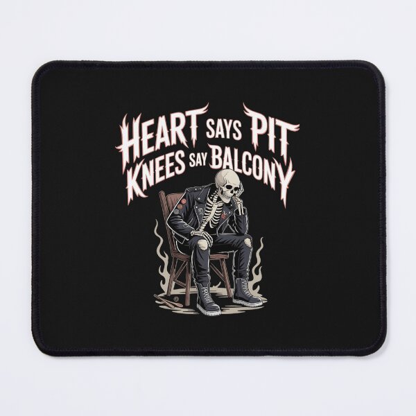Item preview, Funny Heart Says Pit Knees Say Balcony designed and sold by ona2fepan.