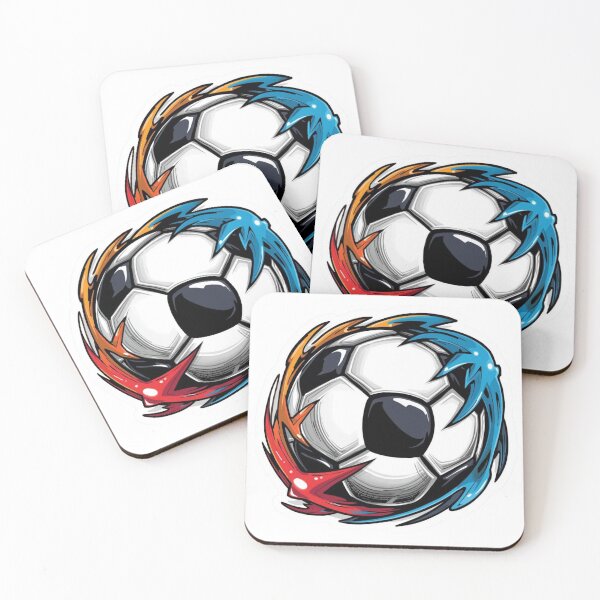 Item preview,  Round Soccer Ball Sticker, Soccer Magnet, Soccer Match, Soccer Fan designed and sold by colorleafz.