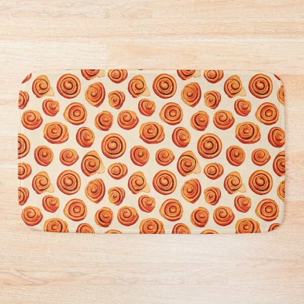 Item preview, Cinnamon Roll Pattern Sweet Bakery Pastry designed and sold by NicolasGlowArt.