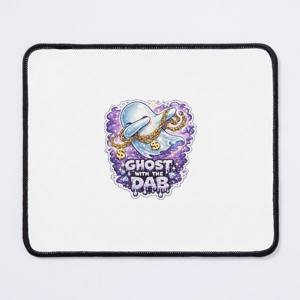 Item preview, Ghost With The Dab – Cute Bling Chibi Ghost Street Style Sticker designed and sold by SparkVault.