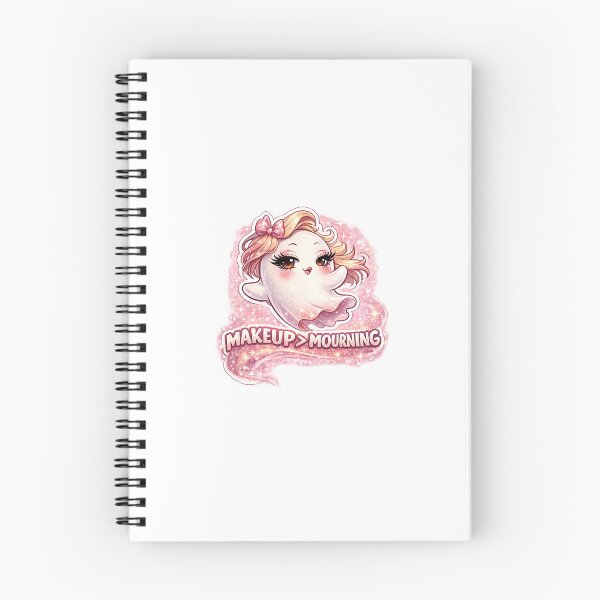 Item preview, MAKEUP > MOURNING – Sassy Glam Ghost with Pink Aura Glitter Design designed and sold by SparkVault.