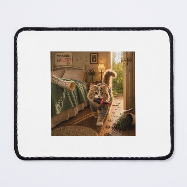Item preview, Mission Failed Successfully Cat designed and sold by LovelyCatGalaxy.
