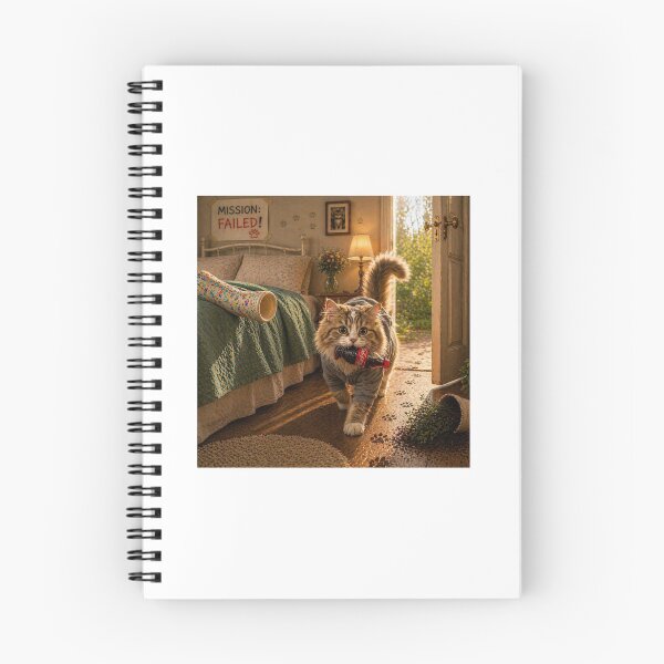 Item preview, Mission Failed Successfully Cat designed and sold by LovelyCatGalaxy.