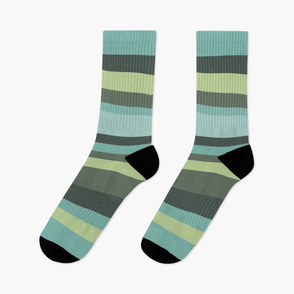 Item preview, Striped Pattern in Cool Greens and Blues designed and sold by ChantellaGF.