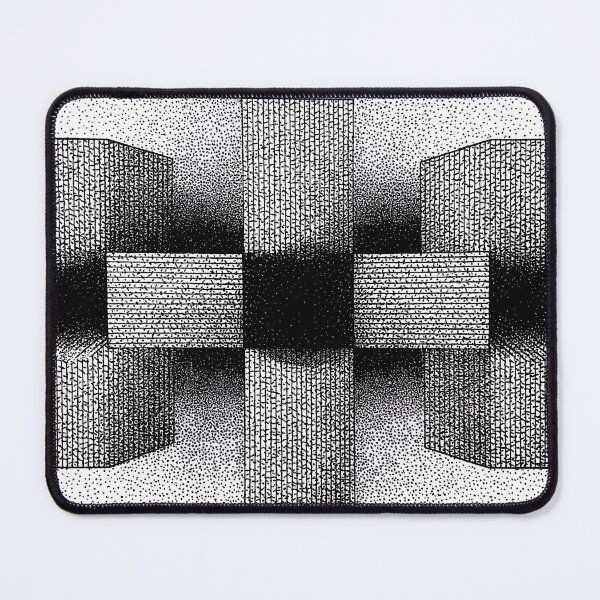 Item preview, 047-002 Crisp Gallery White And Deep Carbon Blacks, Image 2 of 3 designed and sold by nikoart001.
