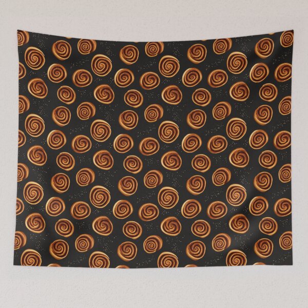 Item preview, Cinnamon Roll Pattern Sweet Bakery Dessert Lover designed and sold by NicolasGlowArt.