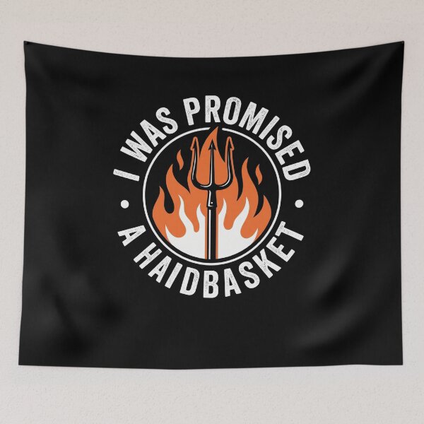 Item preview, I Was Promised A Handbasket Hell Sarcasm Devil Rebel Dark Humor designed and sold by FormalDehyena.