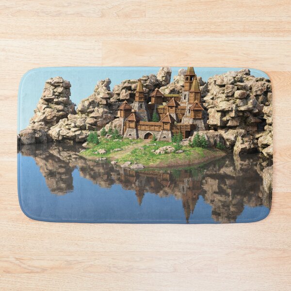 Item preview, Medieval Wooden Fortress Landscape designed and sold by Vac1.