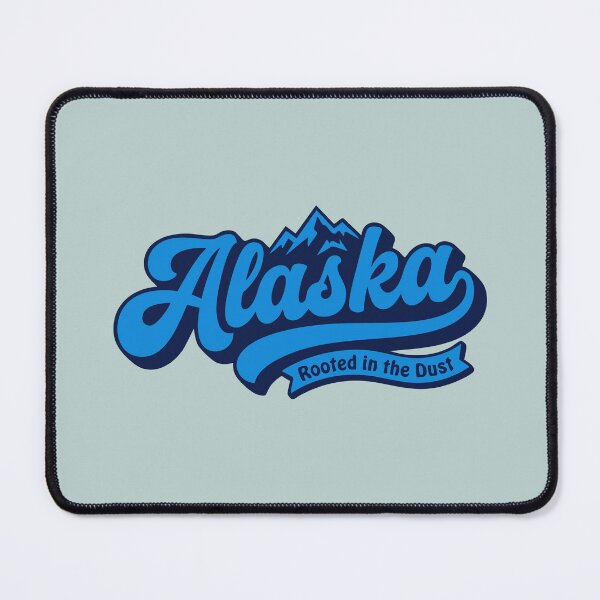 Item preview, Alaska Rooted in the Dust Retro 70s Script Mountain Peak Vintage Aesthetic designed and sold by Cozy-Old-Pub.