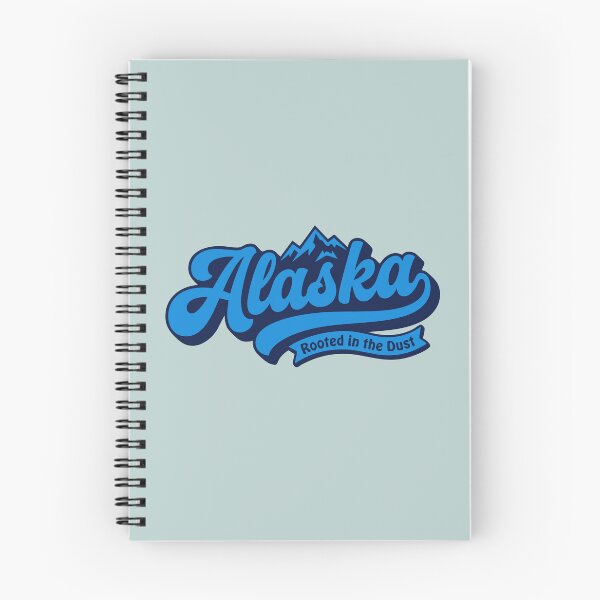 Item preview, Alaska Rooted in the Dust Retro 70s Script Mountain Peak Vintage Aesthetic designed and sold by Cozy-Old-Pub.