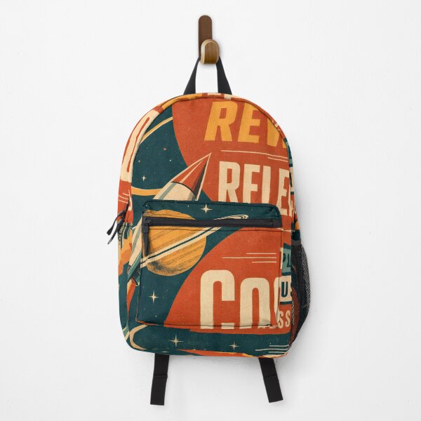 Item preview, The Cosmos Rewards the Relentless — Vintage Sci-Fi Motivation designed and sold by ForeverPrintsOK.