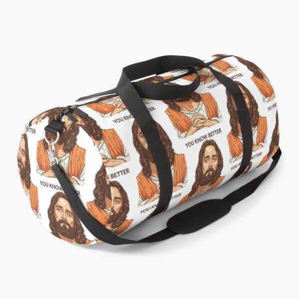 Item preview, You Know Better Jesus Orange Robe Art designed and sold by Piotrek0001.