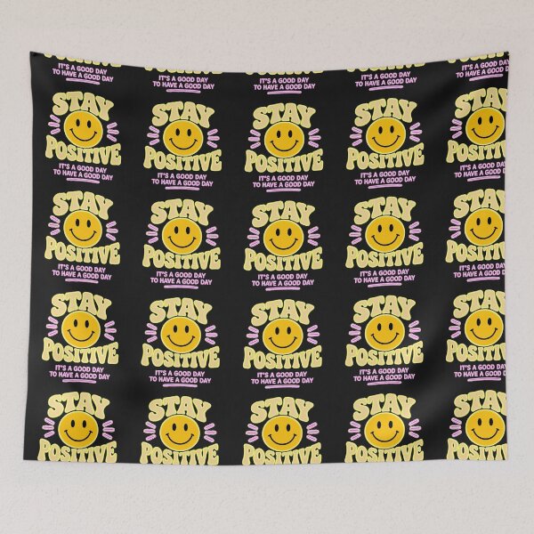Item preview, STAY POSITIVE DAY - It’s a Good Day Motivational Retro Aesthetic Design designed and sold by MWSailingClub.
