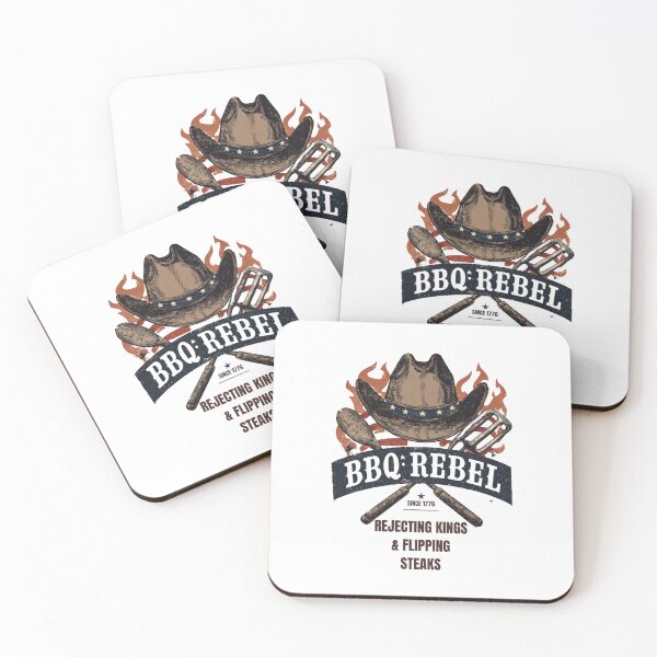 Item preview, BBQ Rebel  4th of July Western Grill Master Design designed and sold by BoxofMoments.