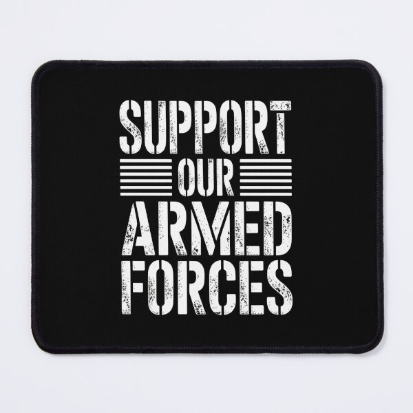 Item preview, Support Our Armed Forces — Distressed Military Stencil Shirt V1 designed and sold by DarylWelsh2024.