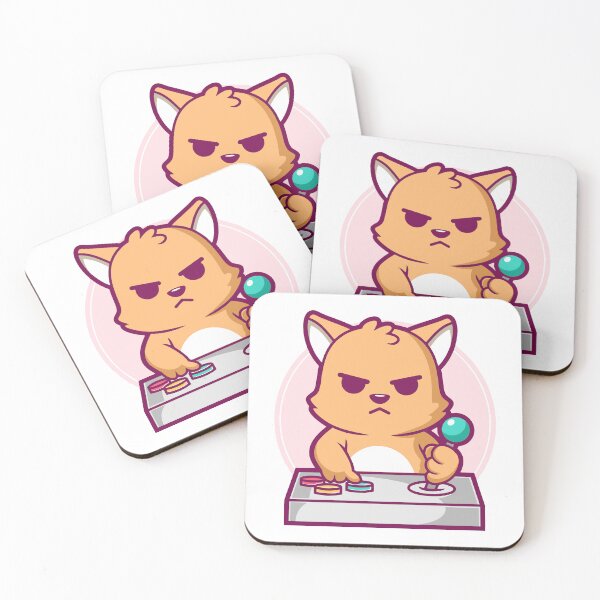 Item preview, Angry Gamer Cat Playing Arcade designed and sold by mstkaru.