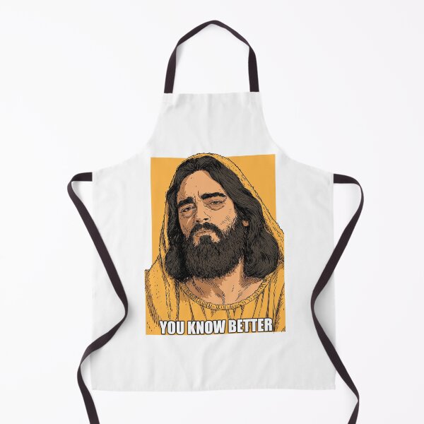 Item preview, You Know Better Jesus Yellow Background designed and sold by Piotrek0001.